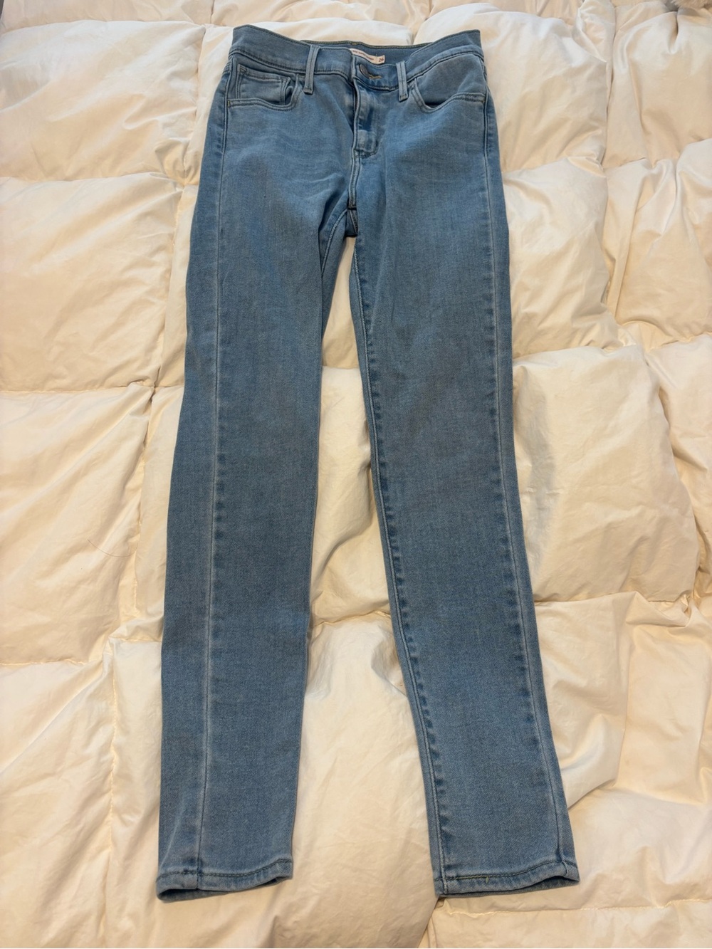 Levi's Classic Sky Blue Skinny Jeans